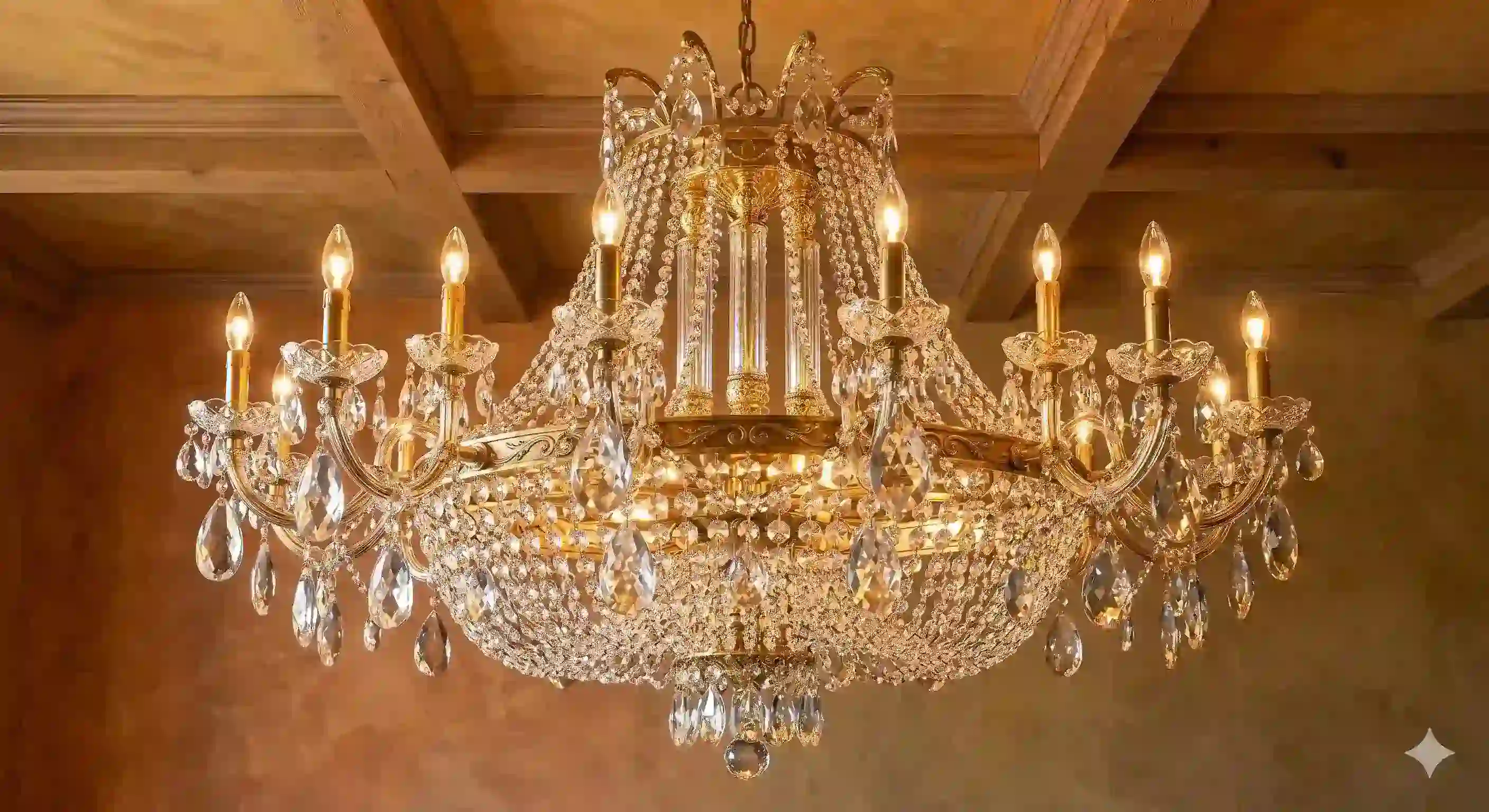 Palácový krištáľový luster